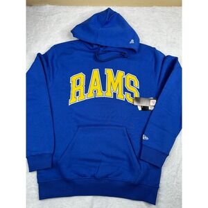 New Era Los Angeles Rams NFL Hoodie Blue Yellow Mens Pullover Sweatshirt